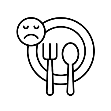 Appetitlosigkeit Icon