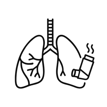 Asthma verhindern Icon