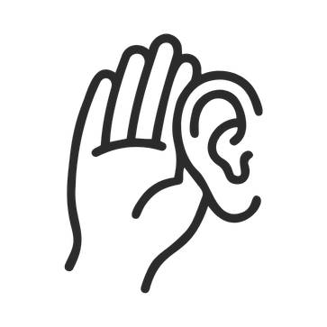 Hör- und Sprechuntersuchung Icon