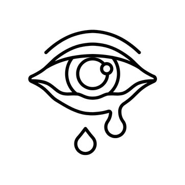 Tränendes Auge Icon